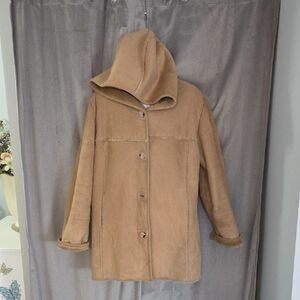 Warm Tan 1X Hooded Jacket
